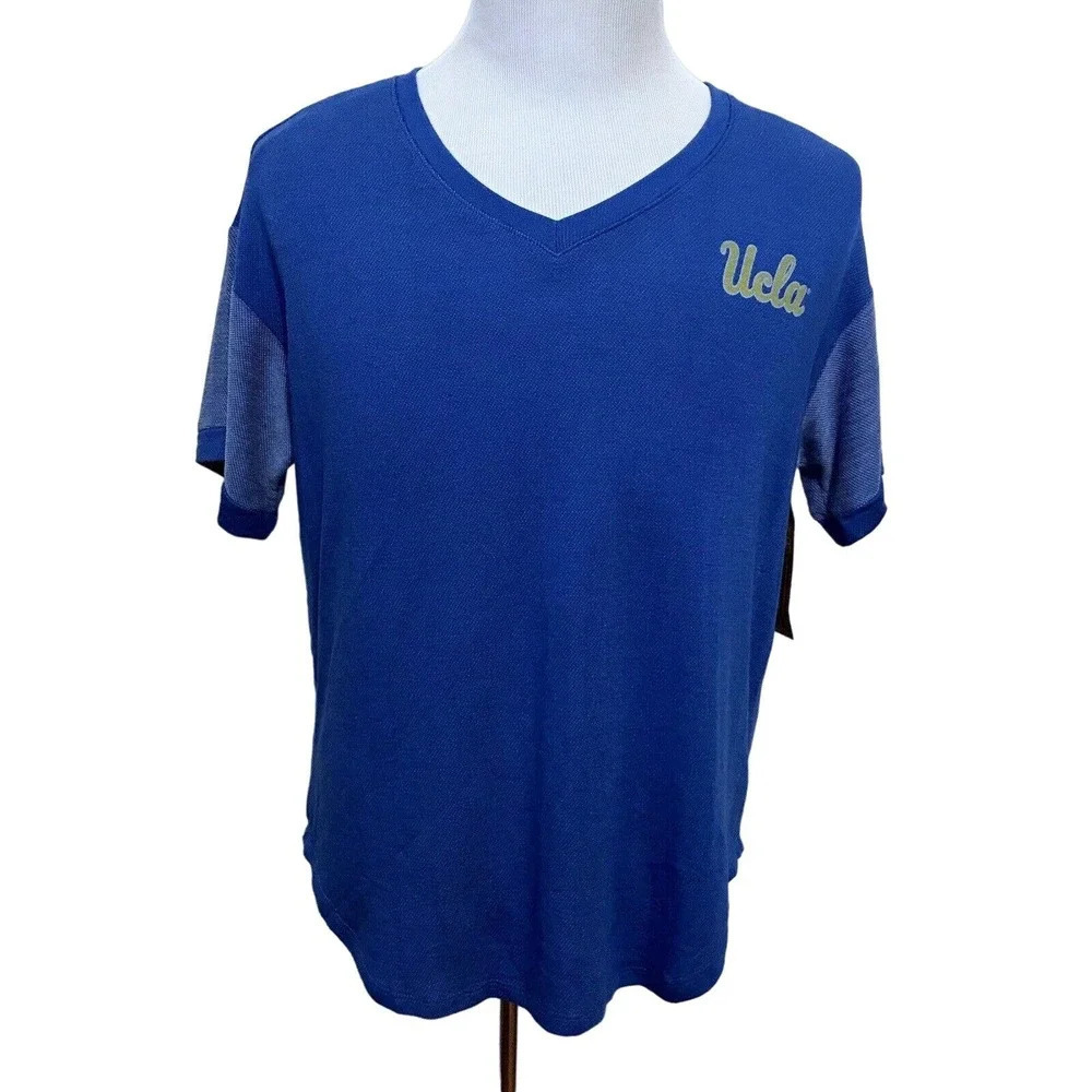 Blue 84 NWT UCLA College Team Blue Shirt Men L